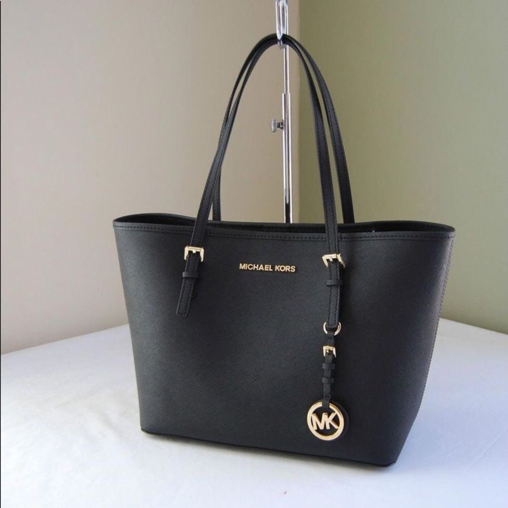 Brand New Black MK Jet Set Tote